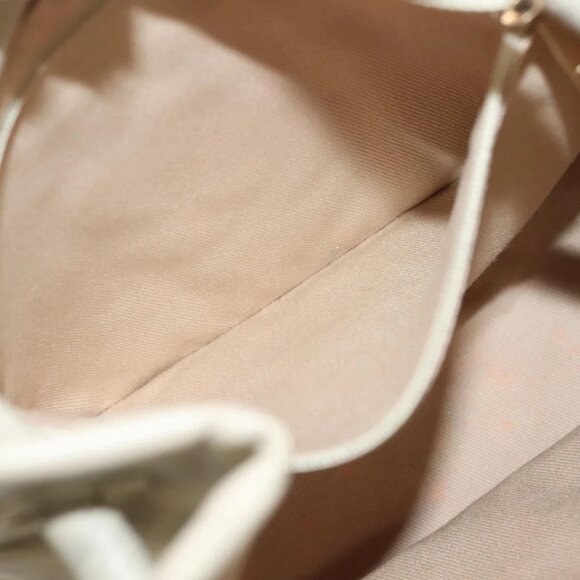 CHANEL Camelia Shoulder Bag Leather Beige Gold CC Auth 137317 - Picture 12 of 16